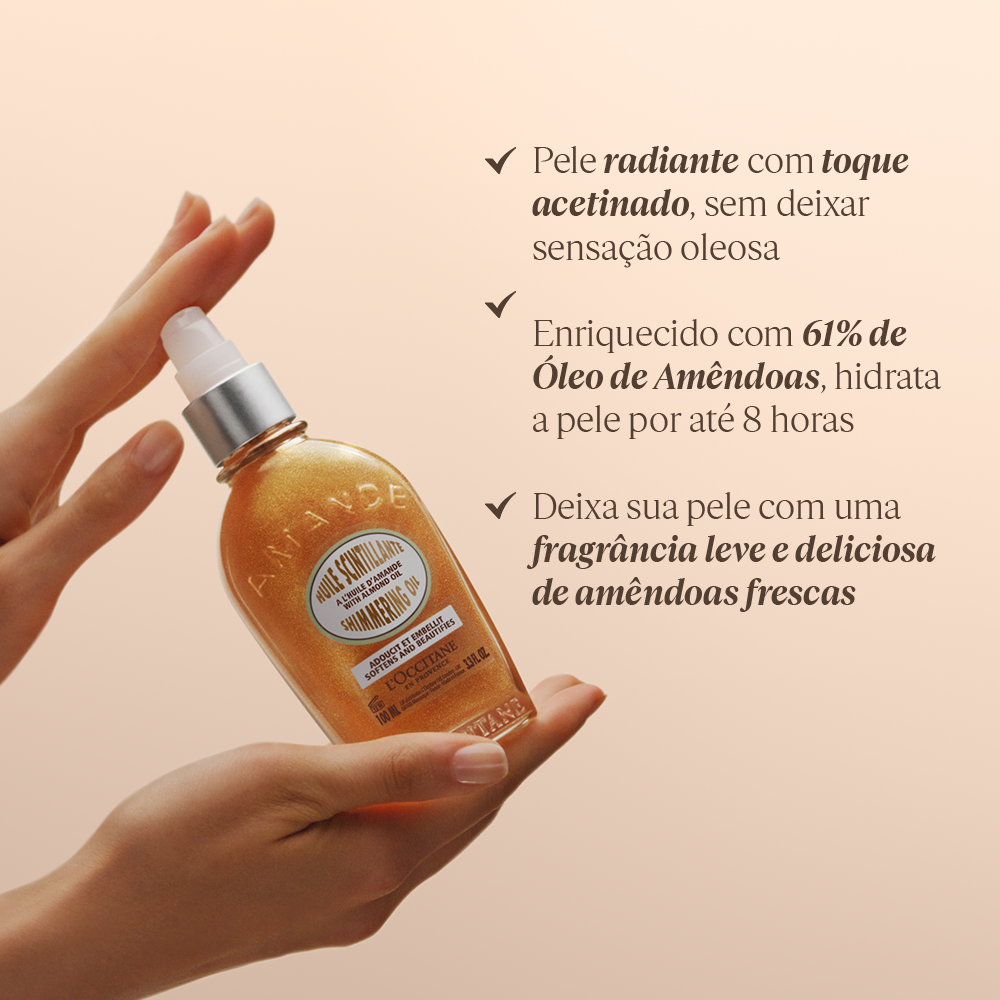 Óleo Corporal Iluminador Amêndoa 100ml, , large image number 2